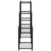 vidaXL Flower Stand 83x25x80 cm Black Iron
