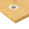 vidaXL Desk Top 80x40x2.5 cm Bamboo
