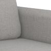 vidaXL 2-Seater Sofa Light Grey 120 cm Fabric