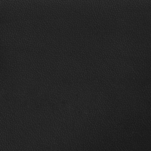 vidaXL Bed Frame without Mattress Black California King Faux Leather