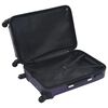 vidaXL Hardcase Trolley Set 3 pcs Purple ABS