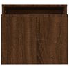 vidaXL Coffee Table Set Brown Oak 100x48x40 cm Engineered Wood
