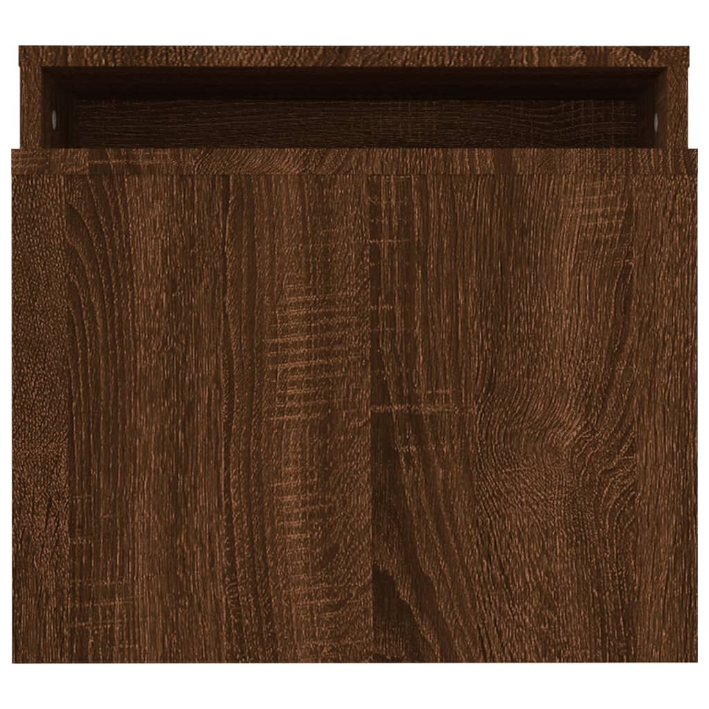 vidaXL Coffee Table Set Brown Oak 100x48x40 cm Engineered Wood