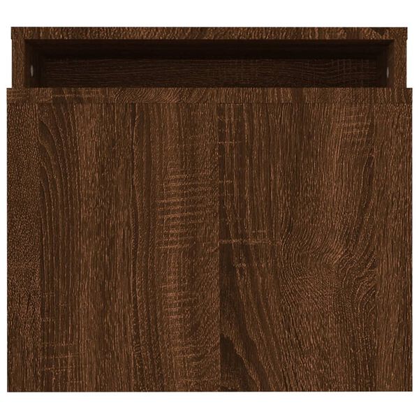 vidaXL Coffee Table Set Brown Oak 100x48x40 cm Engineered Wood