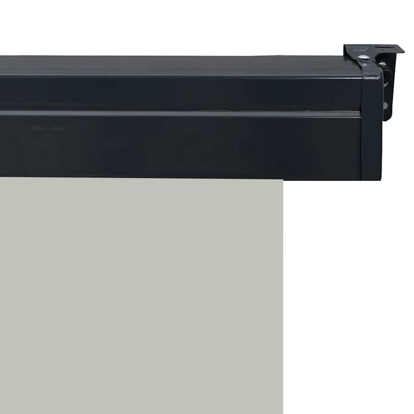 vidaXL Balcony Side Awning 85x250 cm Grey