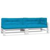 vidaXL Pallet Cushions 5 pcs Blue Fabric