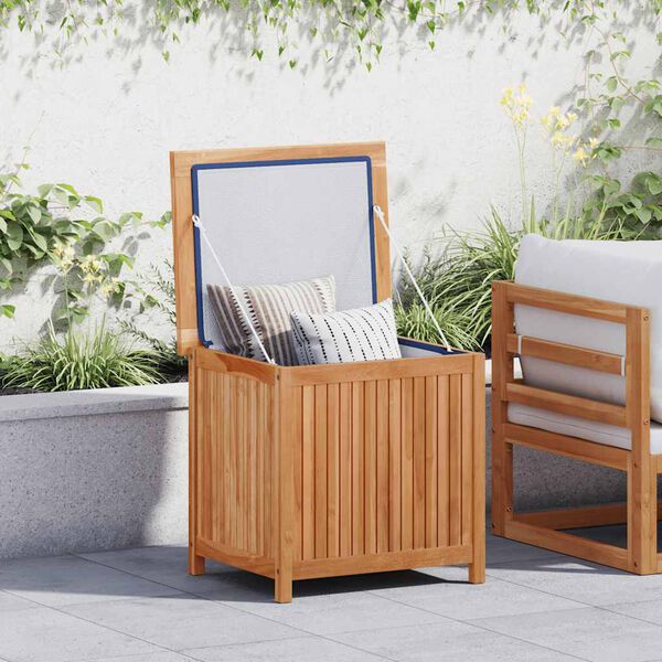 vidaXL Garden Storage Box 60x50x58 cm Solid Teak Wood