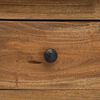 vidaXL Sideboard Solid Mahogany Wood 100x30x50 cm