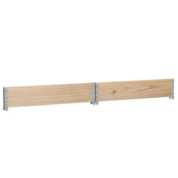 vidaXL Garden Planter 100x100 cm Solid Pine Wood