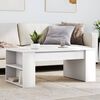vidaXL Coffee Table White 102x55x42 cm Engineered Wood