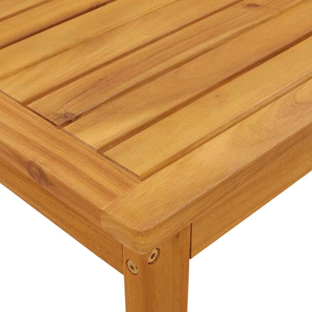 vidaXL Garden Table 100x60x30 cm Solid Wood Acacia