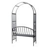 vidaXL Garden Rose Arch with Bench