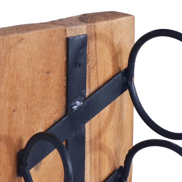 vidaXL Wine Rack for 6 Bottles 35x35x100 cm Solid Teak Wood