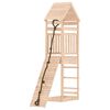vidaXL Playhouse with Climbing Wall Solid Wood Pine