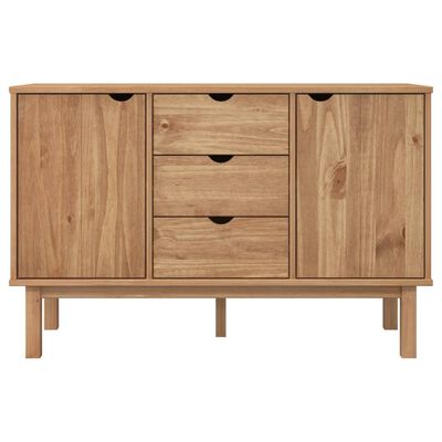 vidaXL Sideboard OTTA 113.5x43x73 cm Solid Wood Pine