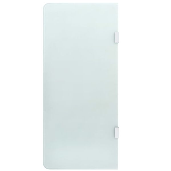 vidaXL Wall-mounted Urinal Privacy Screen 90x40 cm Tempered Glass