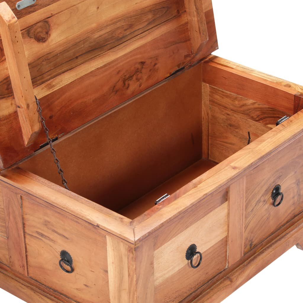 vidaXL Coffee Table 66x70x35 cm Solid Acacia Wood