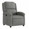 vidaXL Recliner Chair Dark Grey Fabric