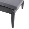 vidaXL Sun Lounger with Cushion Anthracite 186x60x29 cm PP