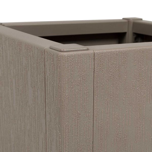 vidaXL Garden Planter Dove grey PP (polypropylene) 36 x 36 x 35 cm
