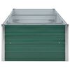vidaXL Garden Raised Bed Galvanised Steel 240x80x45 cm Green