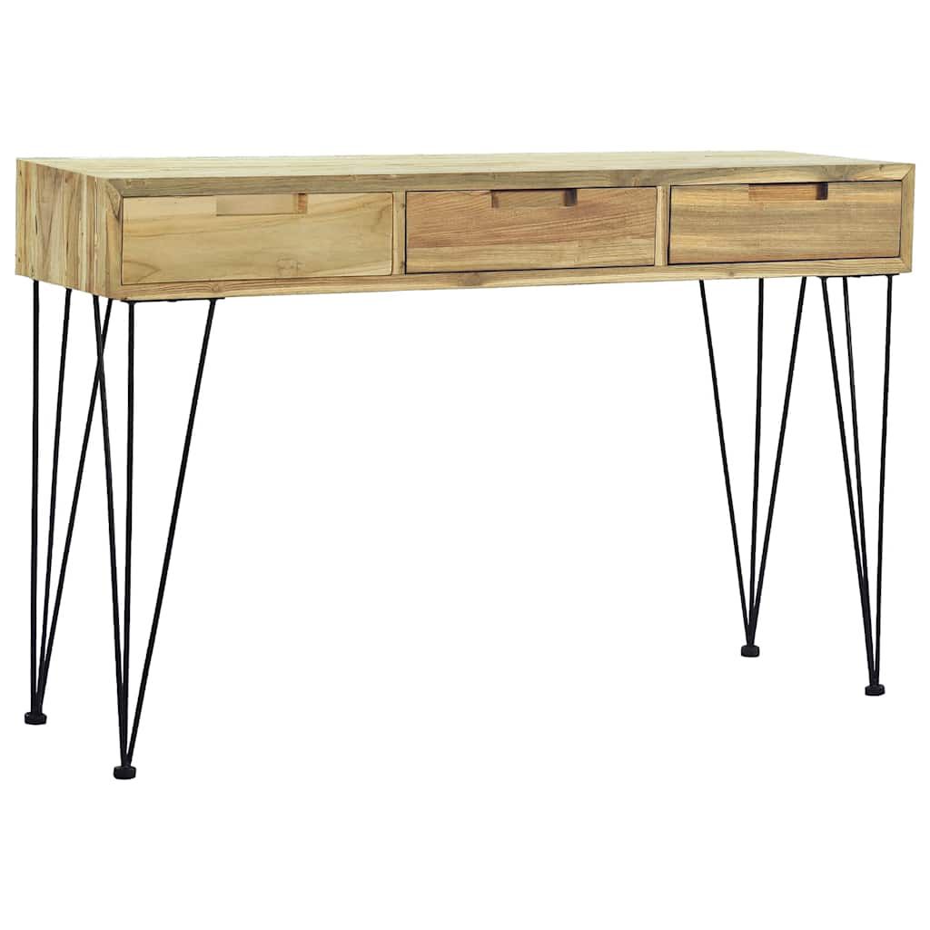vidaXL Console Table 120x35x76 cm Solid Teak