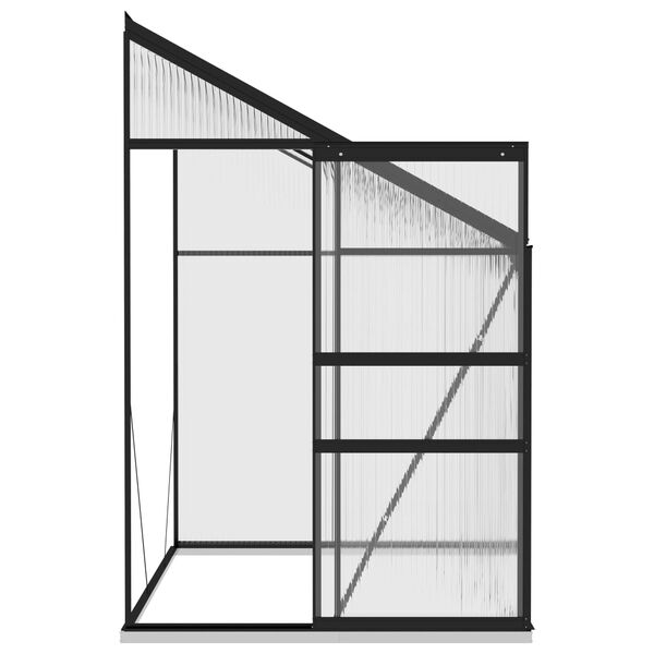 vidaXL Greenhouse Anthracite Aluminium 3.97 m³