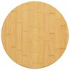 vidaXL Table Top &Oslash;40x2.5 cm Bamboo