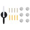 vidaXL Key Box with Magnetic Board White 30x20x4 cm