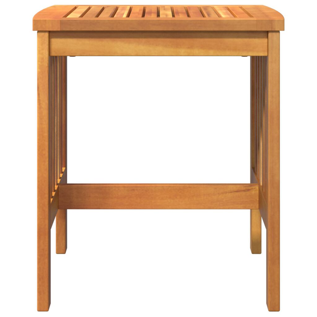 vidaXL Garden Side Table Brown 45x45x50 cm Solid Acacia Wood