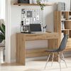 vidaXL Desk Artisan Oak 101x50x76.5 cm Engineered Wood