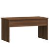 vidaXL Coffee Table Brown Oak 102x50.5x52.5 cm Engineered Wood