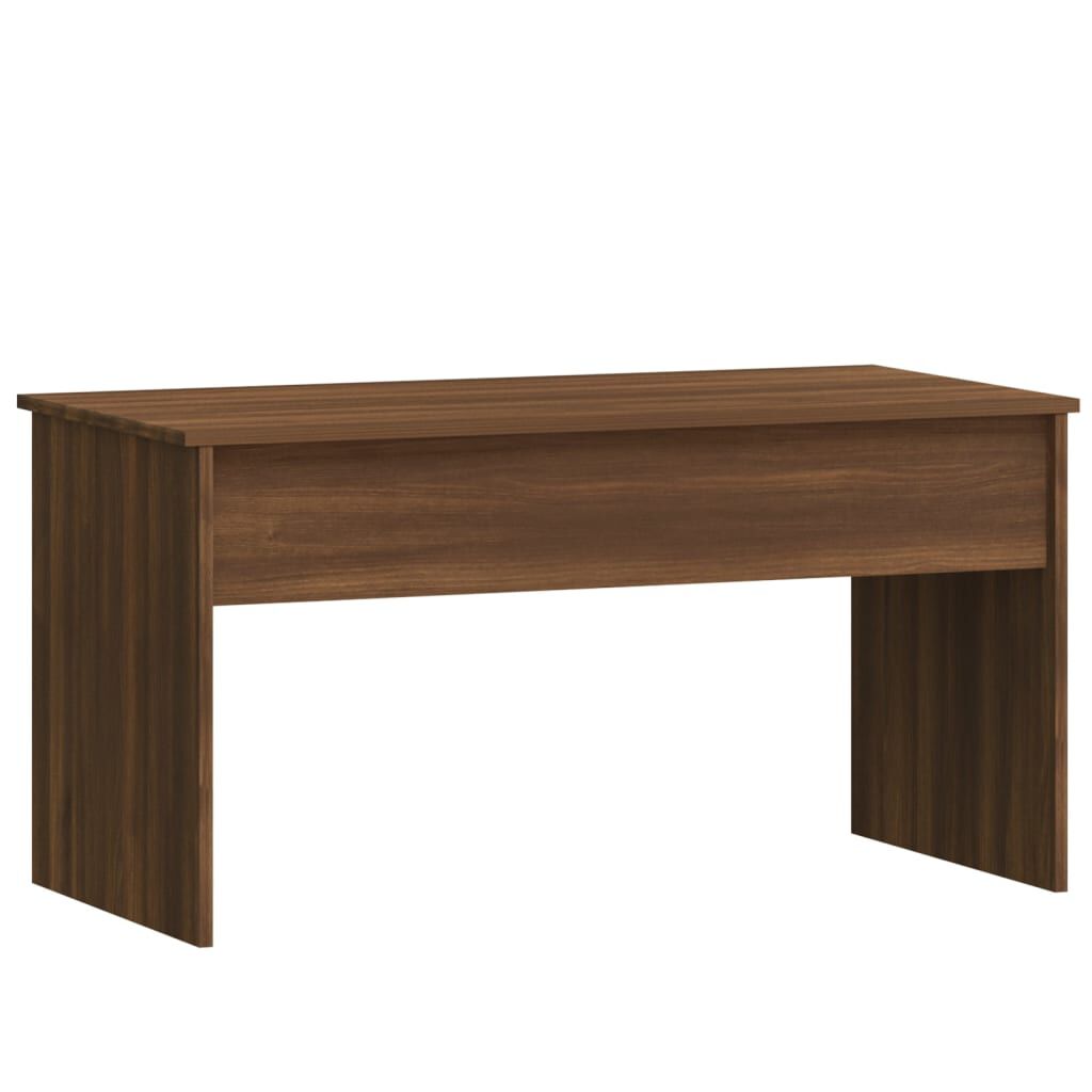 vidaXL Coffee Table Brown Oak 102x50.5x52.5 cm Engineered Wood