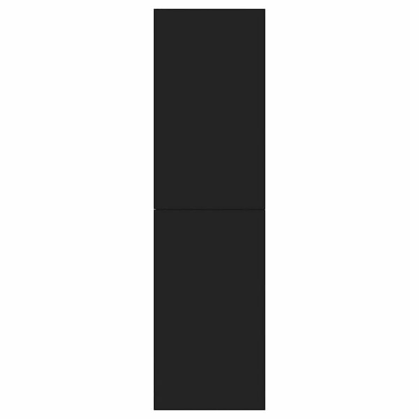 vidaXL TV Cabinet Black 30.5x30x110 cm Engineered Wood