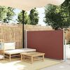 vidaXL Retractable Side Awning 120 x 300 cm Brown