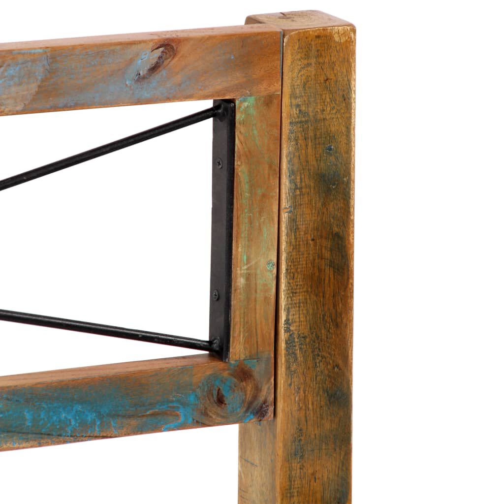 vidaXL Bed Frame without Mattress Solid Reclaimed Wood 180x200 cm Super King