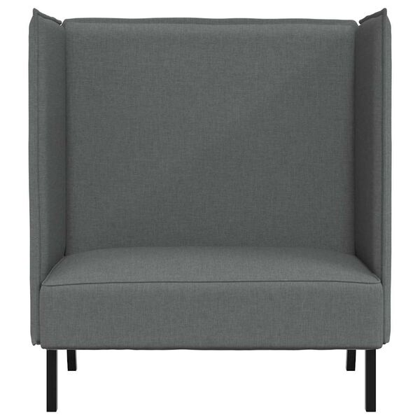 vidaXL Highback Sofa Dark grey 109 x 56 x 121 cm Fabric