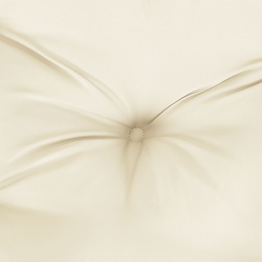 vidaXL Garden Bench Cushion Cream White 120x50x7 cm Oxford Fabric