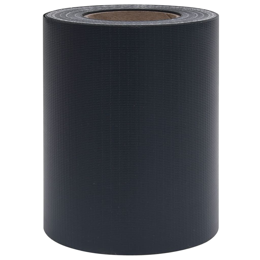 vidaXL Garden Privacy Screen PVC 35x0.19 m Matte Dark Grey