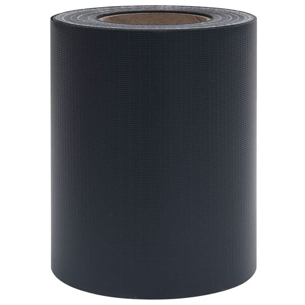 vidaXL Garden Privacy Screen PVC 35x0.19 m Matte Dark Grey