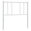 vidaXL Metal Replace Headboard White 100 cm