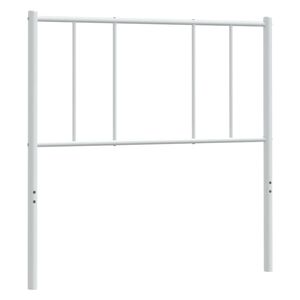 vidaXL Metal Replace Headboard White 100 cm