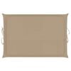 vidaXL Garden Sun Lounger with Cushion Solid Wood Acacia