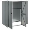 vidaXL Garden Tool Shed Grey 161x89x161 cm Galvanised Steel