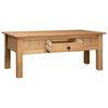 vidaXL Coffee Table 100x60x43.5 cm Solid Pine Wood Panama Range