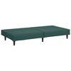 vidaXL 2 Piece Sofa Set Dark Green Velvet