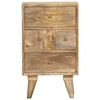 vidaXL Bedside Cabinet 36x30x60 cm Solid Mango Wood