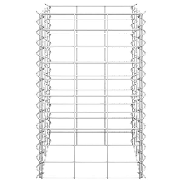 vidaXL Gabion Raised Beds 3 pcs 30x30x50 cm Iron