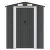 vidaXL Garden Shed Anthracite 192x938x223 cm Galvanised Steel