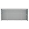 vidaXL Wall-mounted Garden Shed Green 118x382x178 cm Galvanised Steel